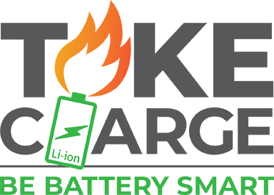 Take Charge: Be Battery Smart logo
