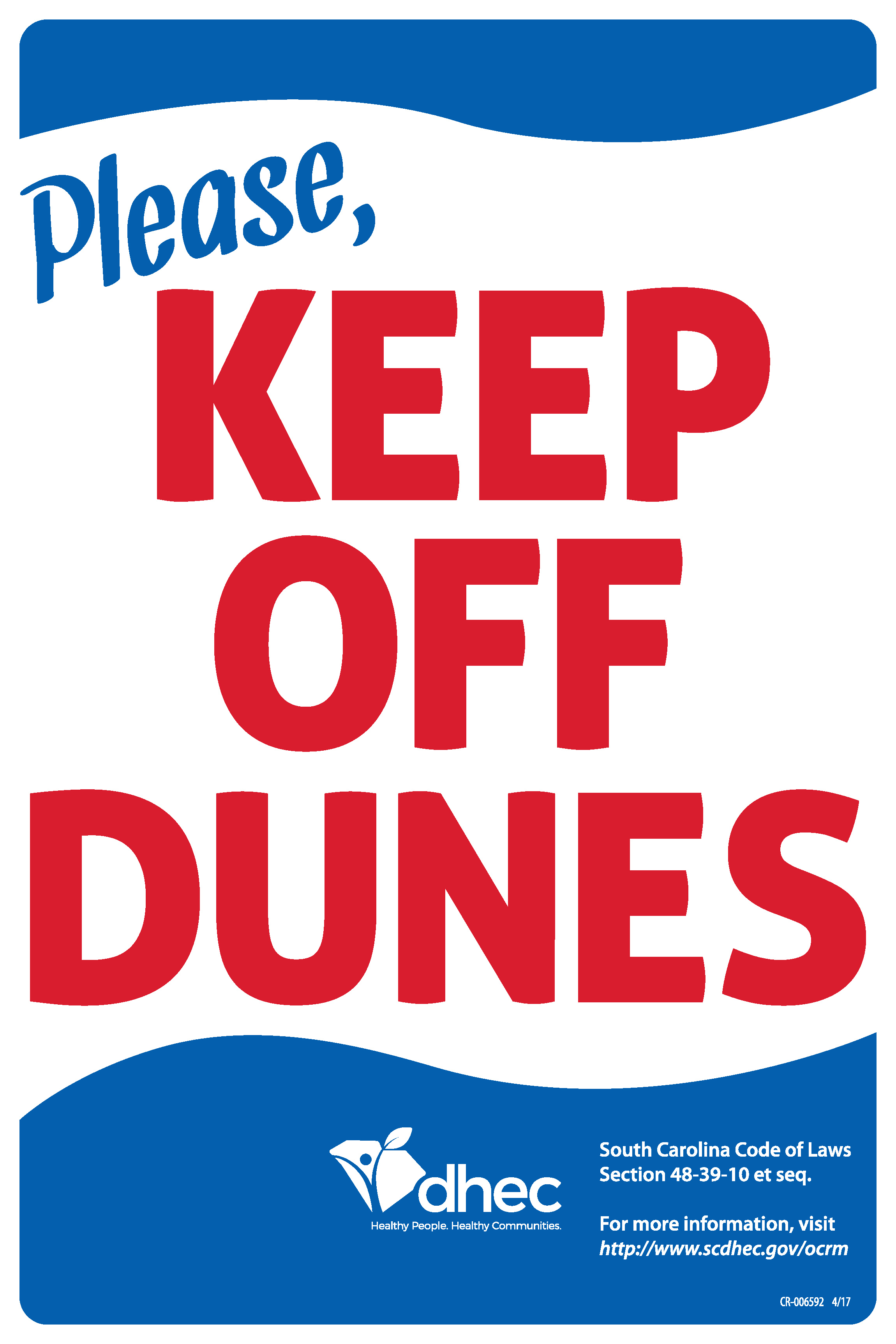 Keep off Dunes