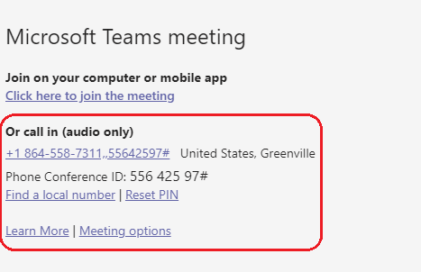 How to join a Microsoft Teams Meeting