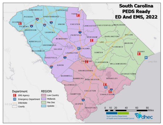 SC PED Ready Map 2022