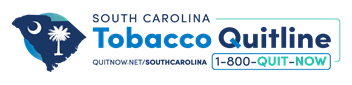 Tobacco Quitline Number with Palmetto Tree Inside South Carolina