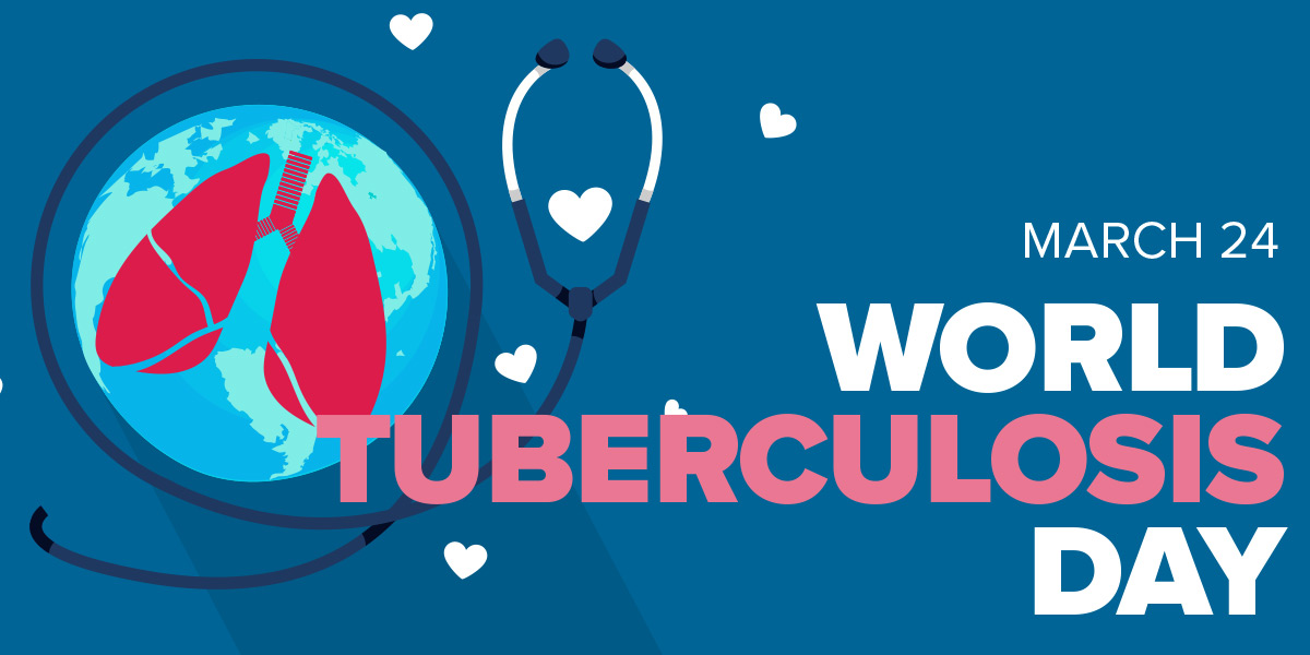 Blue and Red 2022 World TB Day Graphic 