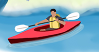Man in Kayak 